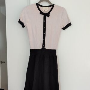 Kate Spade Black and Pink Mini Dress